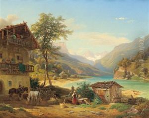 Landliche Idylle Am Gosausee (?) Landliche Idylle Am Gosausee (?)