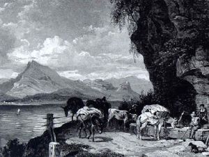 Das Passeiertor Bei Meran by Franz Reinhold