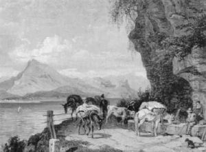 Das Passeiertor Bei Meran by Franz Reinhold