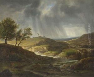 Sturmbewegte Landschaft by Friedrich Philipp Reinhold