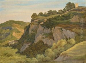 Landschaft Oberhalb Von Subiaco