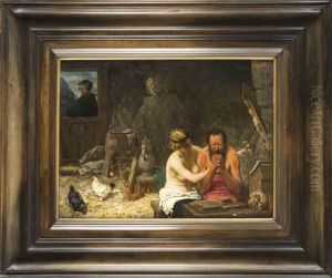 Die Versuchung Des Hl. Antonius by Emil Reinicke