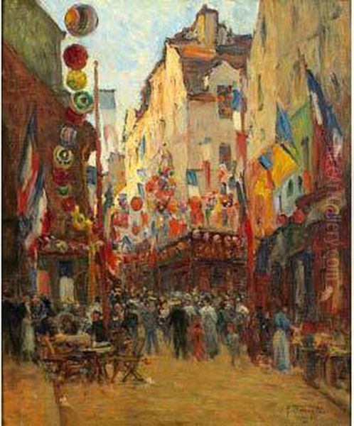 Paris, Rue Mouffetard, Le 14 Juillet - view 1