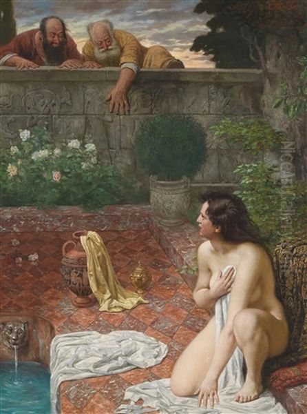 Susanna Im Bade Von Den Beiden Alten Belauscht - view 1