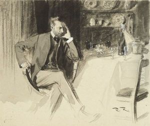 Herr Am Tisch (+ 3 Others; 4 Works) by Rene Reinicke