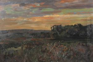 Landschaft Bei Weilimdorf by Otto Reiniger