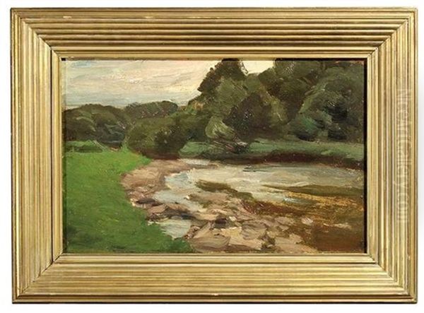 Sommerliche Flusslandschaft, Wohl Am Kocher - view 1