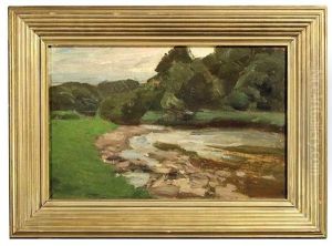Sommerliche Flusslandschaft, Wohl Am Kocher