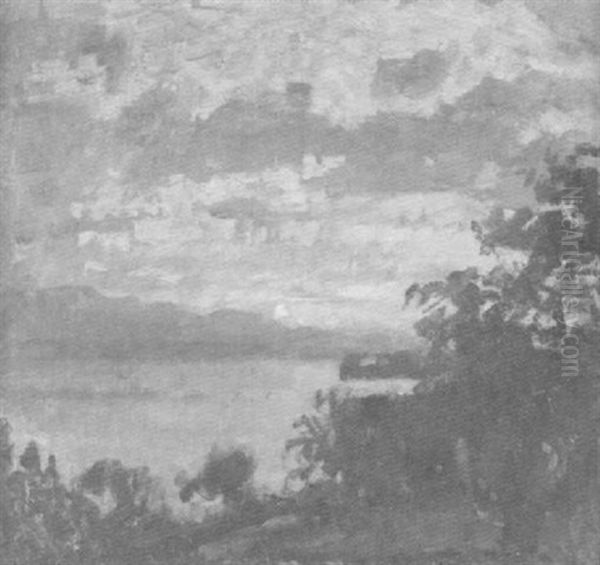 Blick Auf Den Thuner See Im Abendsonnenlicht - view 1