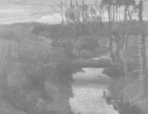 Abend Im Feuerbachtal by Otto Reiniger