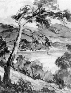 Mediterrane Kustenlandschaft by Otto Reiniger