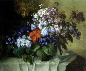 Cenerarien (blumen) by Ella von Reinol-Werner