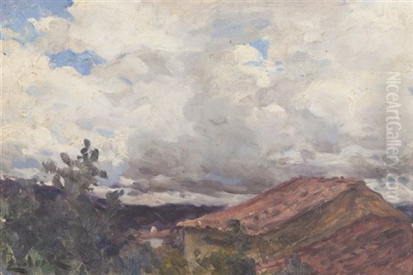 Landscape With Houses And Trees - view 1
