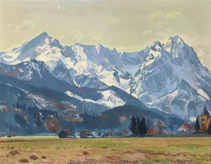 Wettersteingebirge Mit Zugspitze