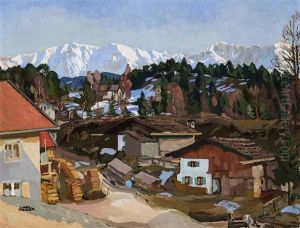 Hasental Bei Partenkirchen by Carl Reiser