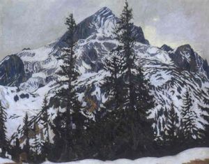 Die Alpspitze Im Winter Die Alpspitze Im Winter
