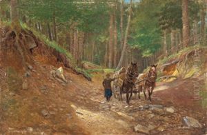 Die Holzfuhre Durch Den Wald Die Holzfuhre Durch Den Wald