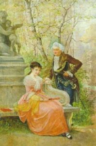 Galante Szene by Hermann Reisz
