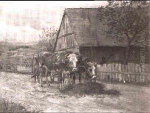 Feeding The Oxen by Hermann Reisz