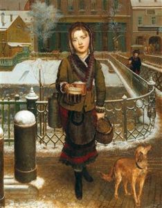 Back From Shopping by Johann Baptist Reiter
