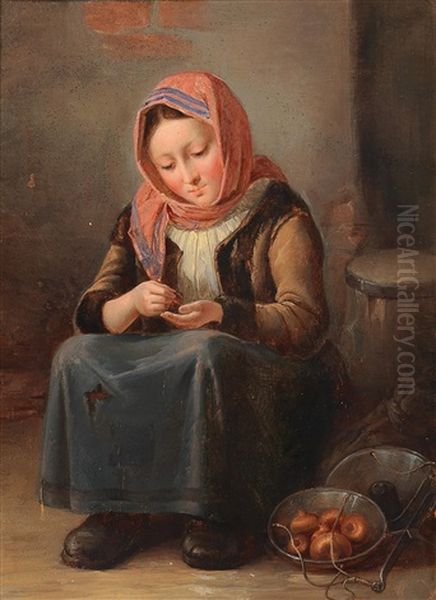 Young Onion Seller - view 1