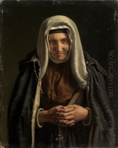Religious Woman by Evgraf Reitern