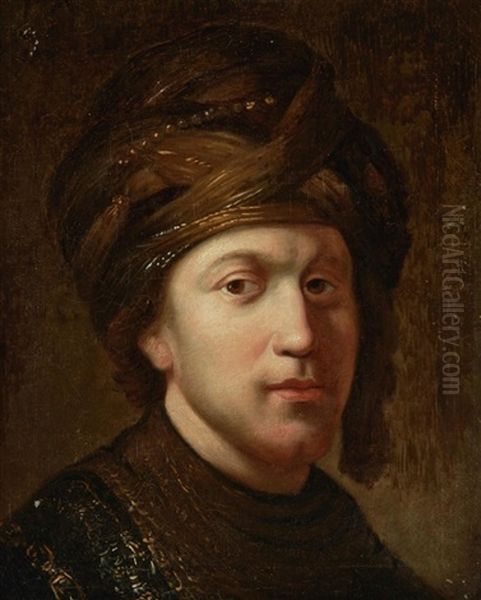 Portrait Of A Young Man Wearing A Turban - view 1