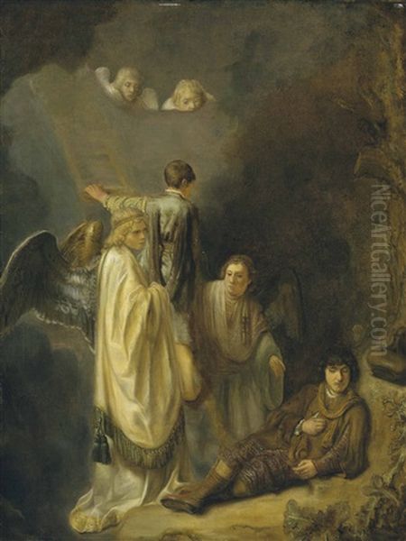 Rembrandt Jacob's Dream - view 1