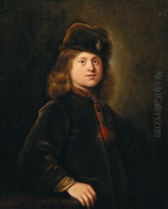 A Portrait Of A Young Gentleman by Harmenszoon van Rijn Rembrandt