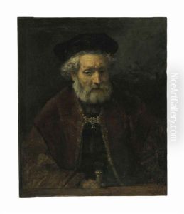 An Old Bearded Man by Harmenszoon van Rijn Rembrandt