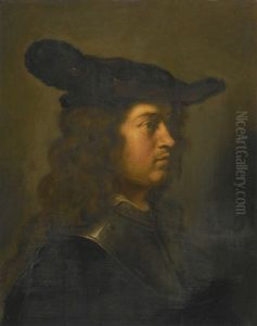 Portrait Of A Young Man In Profile