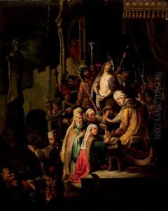 Jesus Ante Pilatos by Harmenszoon van Rijn Rembrandt
