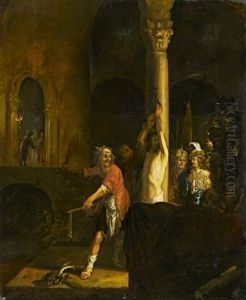 Geiselung Christi by Harmenszoon van Rijn Rembrandt