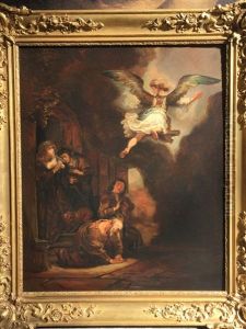 L'ange Raphael Quittant Tobie.