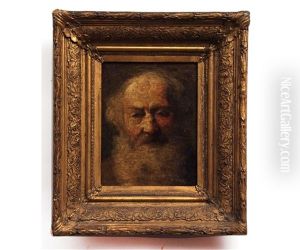 Portrait Of A Bearded Man by Harmenszoon van Rijn Rembrandt