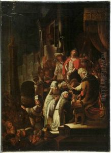 Christus Vor Pilatus by Harmenszoon van Rijn Rembrandt