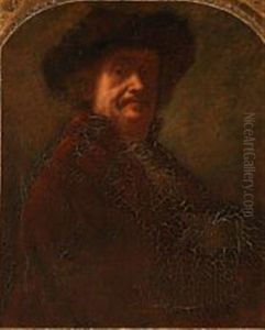 The Artist's Self-portrait by Harmenszoon van Rijn Rembrandt