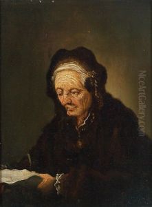 Eine Lesende Alte Frau Eine Lesende Alte Frau
