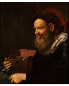Der Geldzahler by Harmenszoon van Rijn Rembrandt