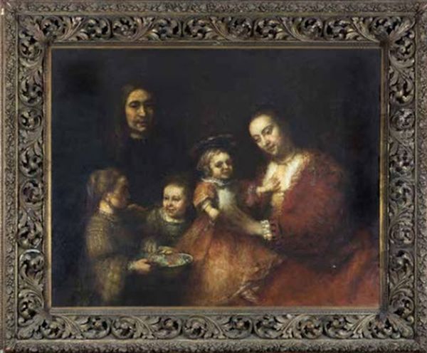 Family Group, In Elegant Attire - view 1
