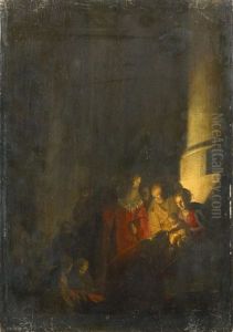 Anbetung Der Konige by Harmenszoon van Rijn Rembrandt