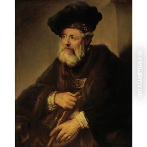 Old Man With A Walking Stick