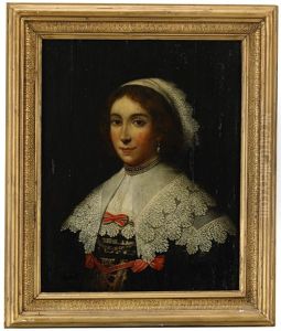 Kvinnoportratt by Harmenszoon van Rijn Rembrandt