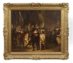 The Night Watch by Harmenszoon van Rijn Rembrandt
