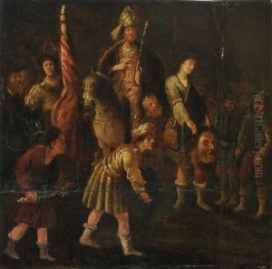 David Mit Dem Haupt Des Goliath by Harmenszoon van Rijn Rembrandt