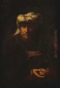 Il Re Lebbroso Uzzia (leper King Uzziah) by Harmenszoon van Rijn Rembrandt
