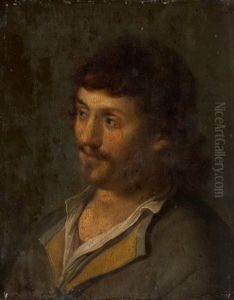 Portrat Eines Jungen Mannes (study) by Harmenszoon van Rijn Rembrandt