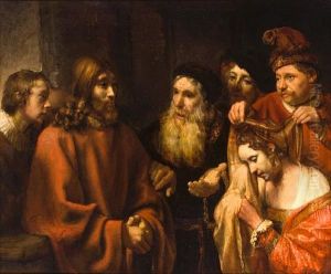 Christ And The Woman Taken Into Adultery