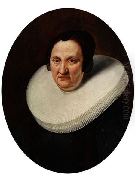 Portrait Einer Alteren Frau Mit Muhlstein-halskrause - view 1