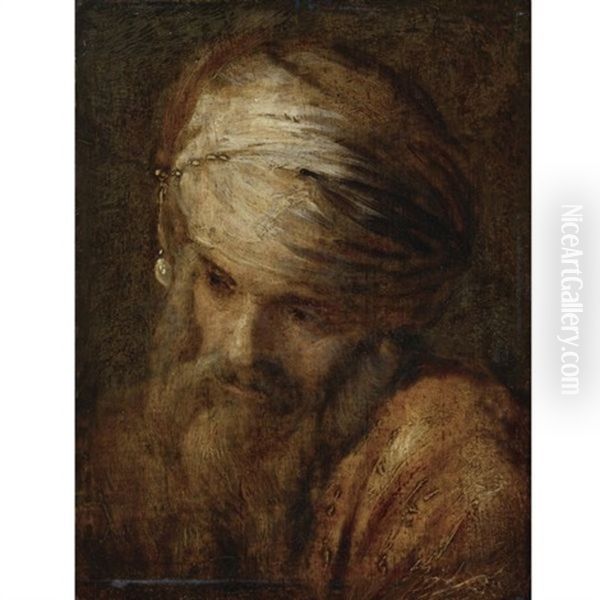 Portrait Of A Man In A Turban - view 1